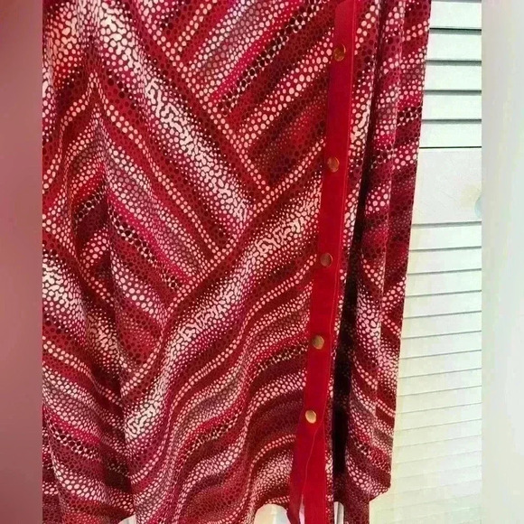 Susan Graver Regular Solid or Printed Liquid Knit Maxi Dress Size L A374129 - Picture 2 of 9